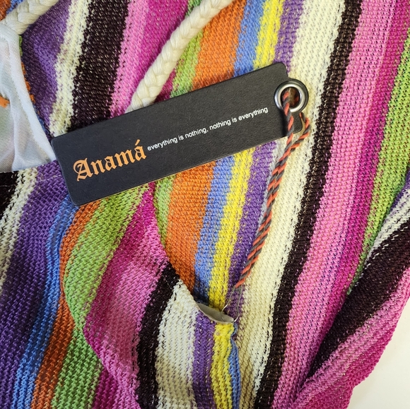 Anama Crochet Striped Mini Dress Swimswuit Coverup Resortwear Summer NWT Small - Picture 13 of 15